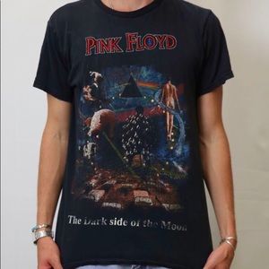 Vintage Pink Floyd Rock Tee Dark Side Of The Moon